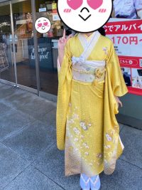 パステルカラーの可愛い振袖