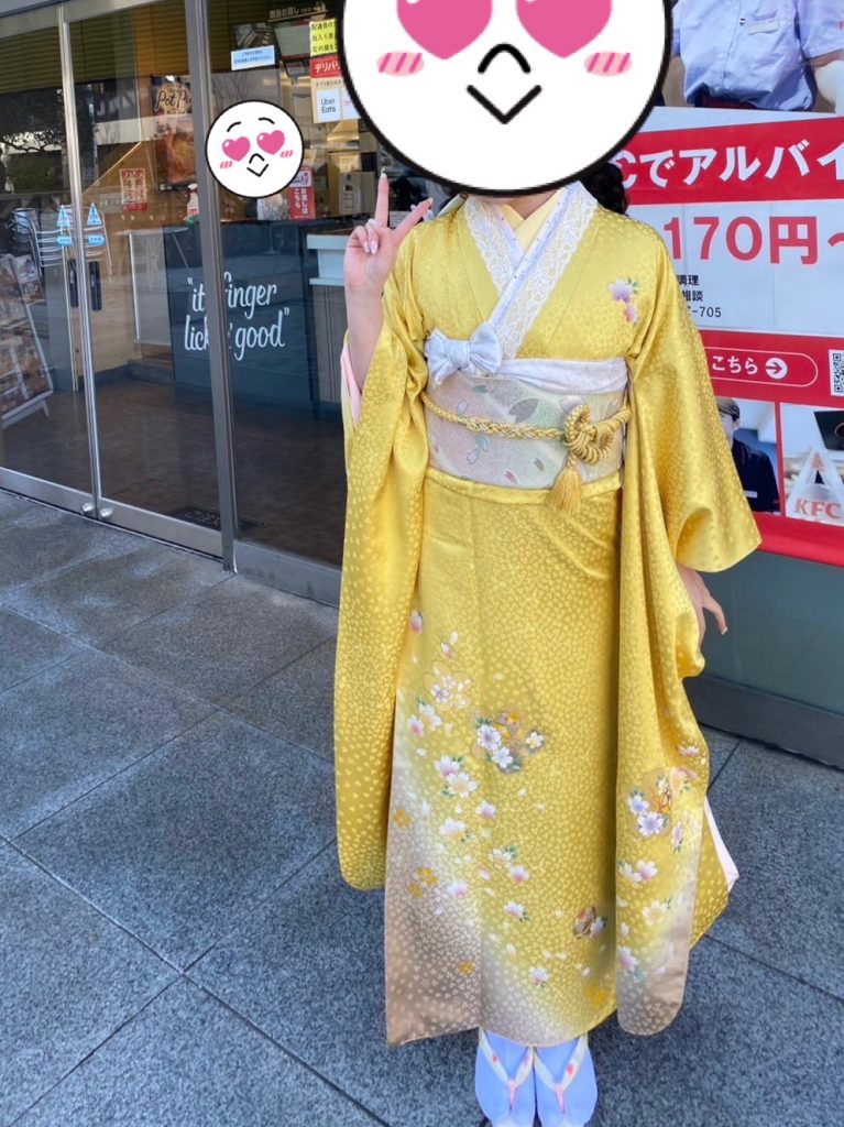 パステルカラーの可愛い振袖
